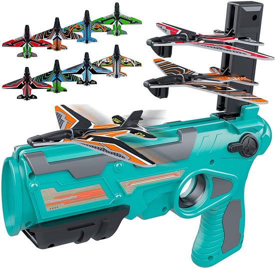 4th product image for Air Battle Gun Toy for Kids - 4 Foam Airplanes and Pistol Shooting - BachcheCompany.com