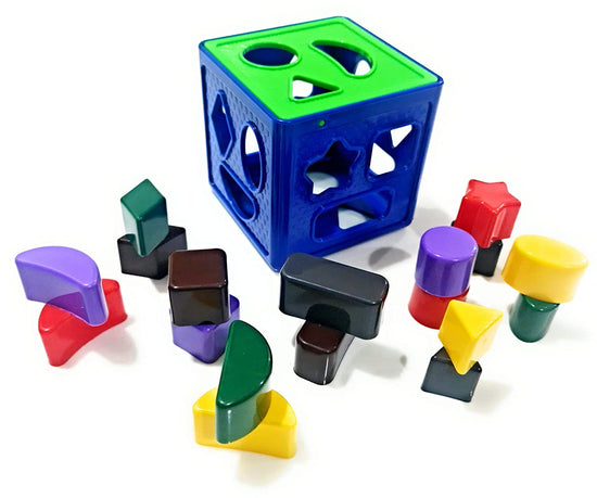 5th product image for Shape Sorting Cube: Kids Activity Toys, ISI Approved - BachcheCompany.com