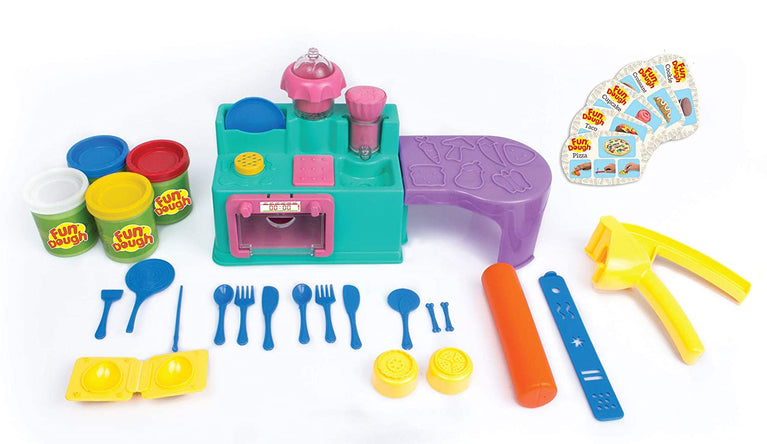 Preview image 4 for Fundough Kitchen Set - Cutting and Moulding Playset 3+