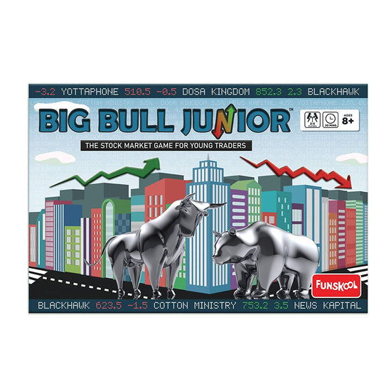 2nd product image for Big Bull Jr. Stock Market Trade Game for Kids 8+ - BachcheCompany.com