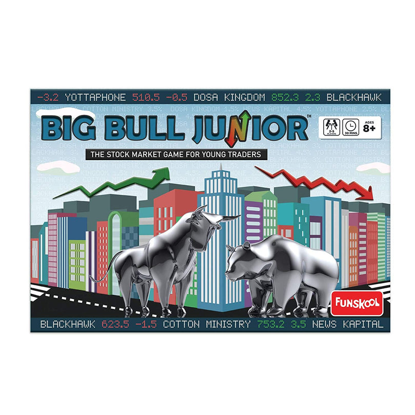2nd product image for Big Bull Jr. Stock Market Trade Game for Kids 8+ - BachcheCompany.com