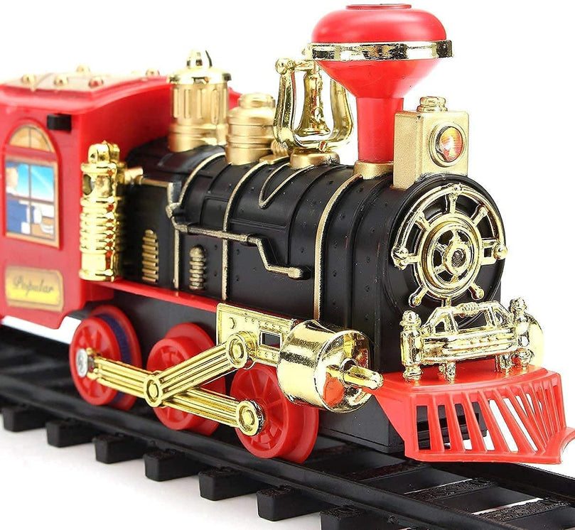 5th product image for Choo Choo Train Toy Set | Real Smoke and Sound | Multi Color - BachcheCompany.com