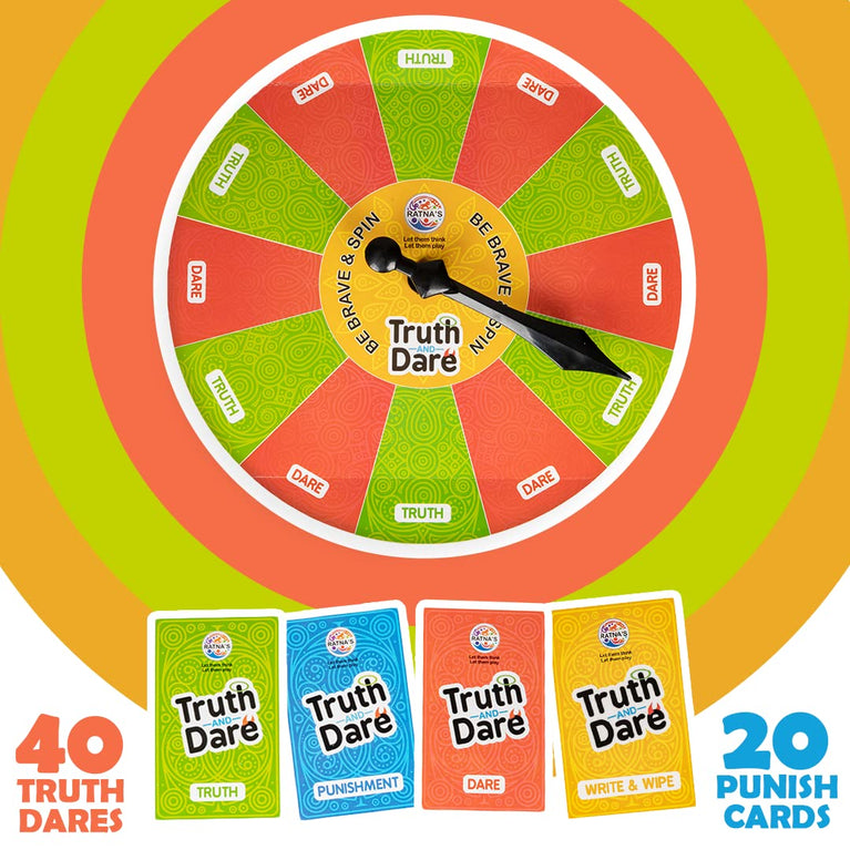 Preview image 2 for Truth or Dare Board Game - Fun Family Games for Kids and Adults