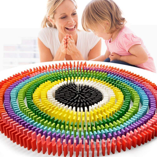 4th product image for 120 Pcs Domino Blocks Set - Kids Educational Toy Game - BachcheCompany.com