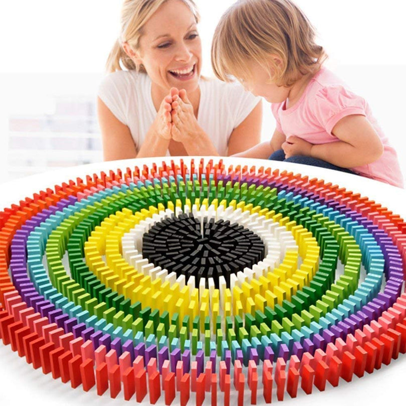4th product image for 120 Pcs Domino Blocks Set - Kids Educational Toy Game - BachcheCompany.com