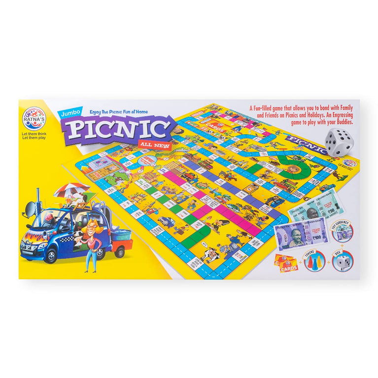 Preview image 5 for Ratnas Picnic Board: Family Fun Game Pack of 1