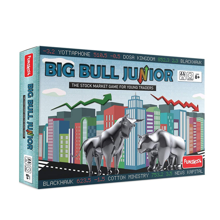 Preview image 0 for Big Bull Jr. Stock Market Trade Game for Kids 8+