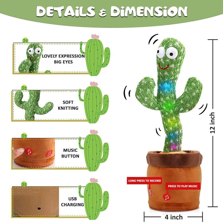 Preview image 1 for Talking Cactus Toys: Sing, Wriggle and Record!