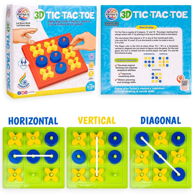 Preview image 3 for 3D Tic Tac Toe Board Game for Kids and Adults