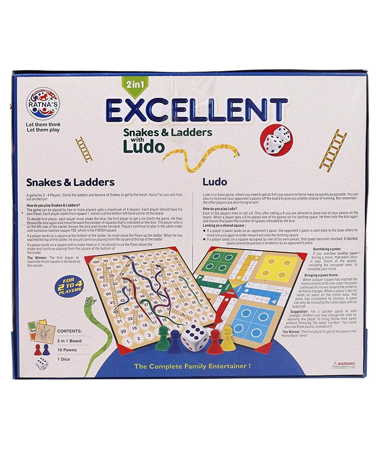 Preview image 4 for Table Top Family Fun Ludo and Snakes and Ladders Board Game