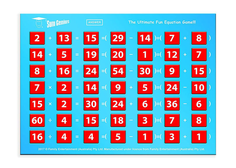 4th product image for Math Game for Kids: Sum Genius - Fun and Learning! - BachcheCompany.com