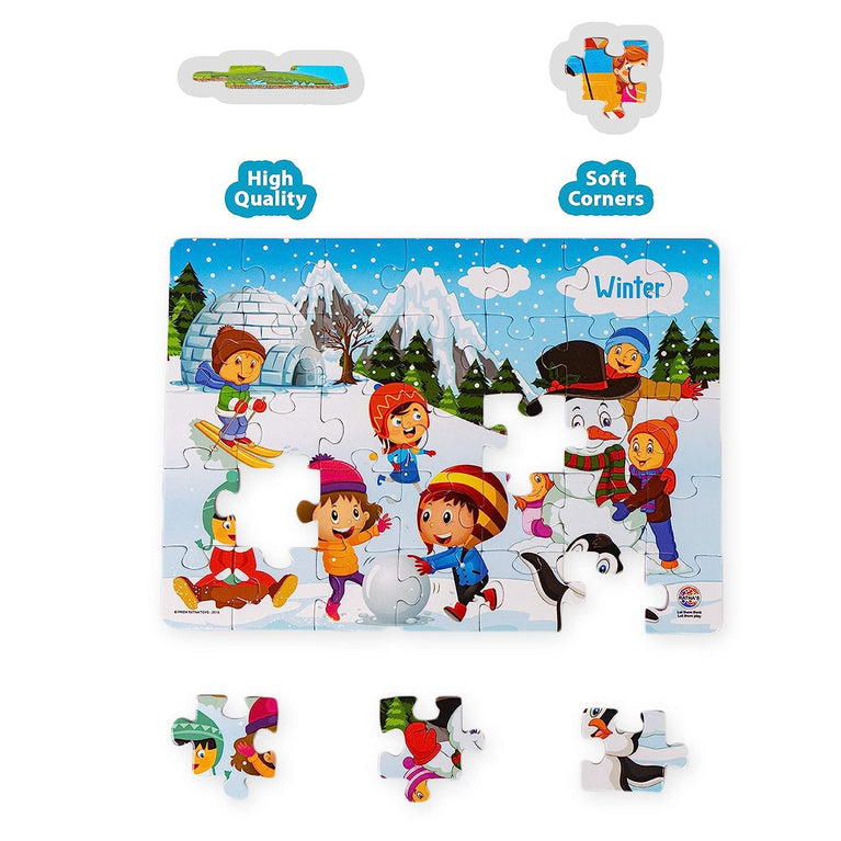 Preview image 25 for 4-in-1 Indian Seasons Jigsaw Puzzle for Kids