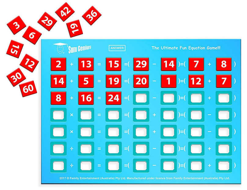 3rd product image for Math Game for Kids: Sum Genius - Fun and Learning! - BachcheCompany.com