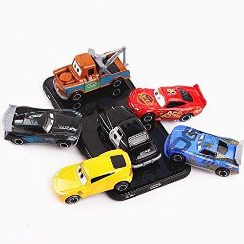 Preview image 5 Product Image for - BC9046624403769 for Disney Pixar Cars 3 Diecast Metal Toy Car Play Set for Kids - Set of 6