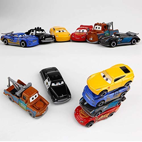 Preview image 7 Product Image for - BC9046624403769 for Disney Pixar Cars 3 Diecast Metal Toy Car Play Set for Kids - Set of 6