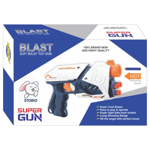 Preview image 9 Product Image for - BC9046636233017 for Blaze Storm Soft Bullet Gun Toy - 10 Safe Foam Bullets for Kids Battle Game