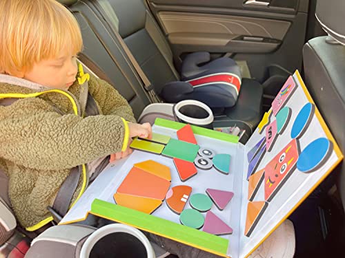 2nd product image for 100 Magnetic Shape Tiles for Kids - Montessori Educational Toy - BachcheCompany.com