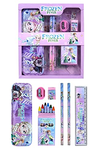 Preview image 1 Product Image for - BC9046804398393 for Girls' Frozen Stationary Kit - Perfect Birthday Gift!