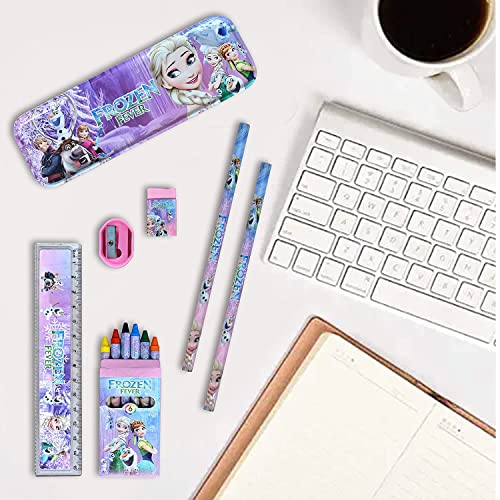 2nd product image for Girls' Frozen Stationary Kit - Perfect Birthday Gift! - BachcheCompany.com