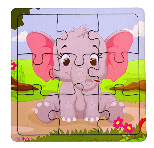4th product image for Fun and Educational Wooden Jigsaw Puzzle for Kids - Pack of 4 - BachcheCompany.com