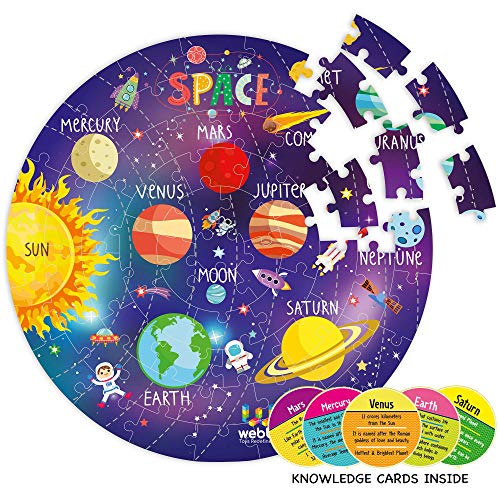2nd product image for Explore the Solar System with Jigsaw Puzzle! - BachcheCompany.com