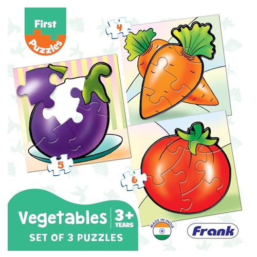 2nd product image for Fun and Educational Veggie Puzzle for Kids | Age 3+ - BachcheCompany.com
