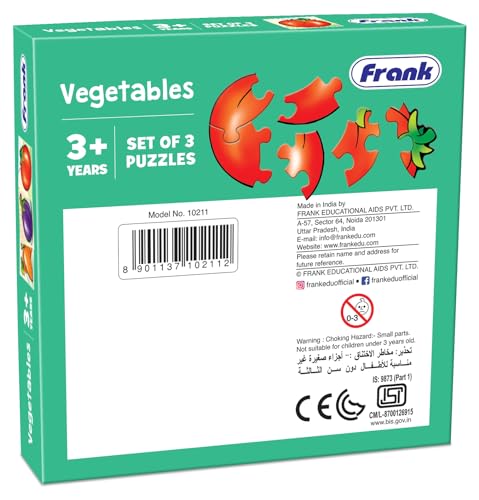 Preview image 3 Product Image for - BC9046871245113 for Fun and Educational Veggie Puzzle for Kids | Age 3+