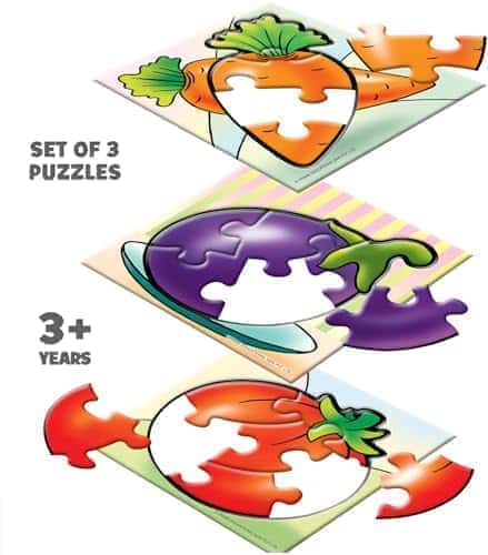 5th product image for Fun and Educational Veggie Puzzle for Kids | Age 3+ - BachcheCompany.com