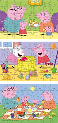Preview image 4 Product Image for - BC9046974726457 for Peppa Pig and Masha and the Bear Puzzle Set for 5+ Kids