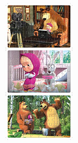 Preview image 6 Product Image for - BC9046974726457 for Peppa Pig and Masha and the Bear Puzzle Set for 5+ Kids