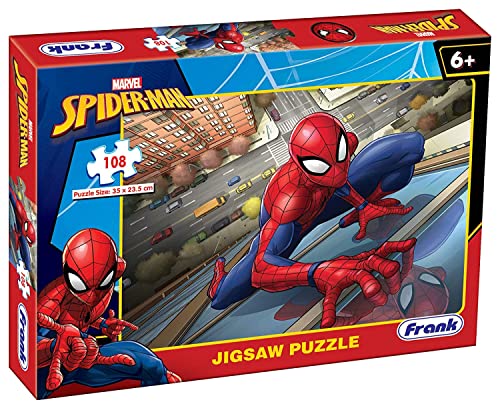 Preview image 1 Product Image for - BC9046983147833 for Marvel Spider-Man Jigsaw Puzzle for Kids | 108 Pieces