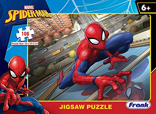 Preview image 2 Product Image for - BC9046983147833 for Marvel Spider-Man Jigsaw Puzzle for Kids | 108 Pieces
