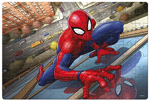 3rd product image for Marvel Spider-Man Jigsaw Puzzle for Kids | 108 Pieces - BachcheCompany.com