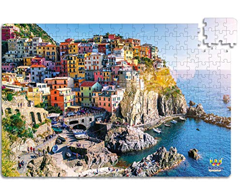 3rd product image for Discover the Beauty of Cinque Terre: 252-Piece Jigsaw Puzzle - BachcheCompany.com