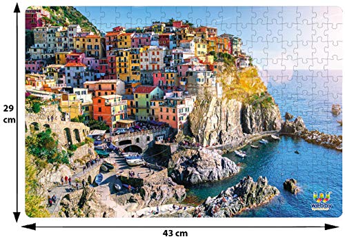 4th product image for Discover the Beauty of Cinque Terre: 252-Piece Jigsaw Puzzle - BachcheCompany.com