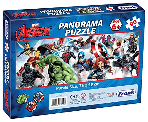 5th product image for Marvel Avengers 90-Piece Panorama Jigsaw Puzzle for Kids - Age 6+ - BachcheCompany.com