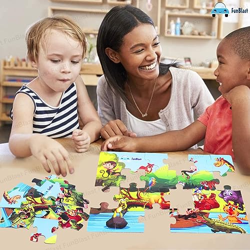 Preview image 9 Product Image for - BC9047060775225 for Animal and Bird Jigsaw Set - Kids Puzzles (96 pcs)