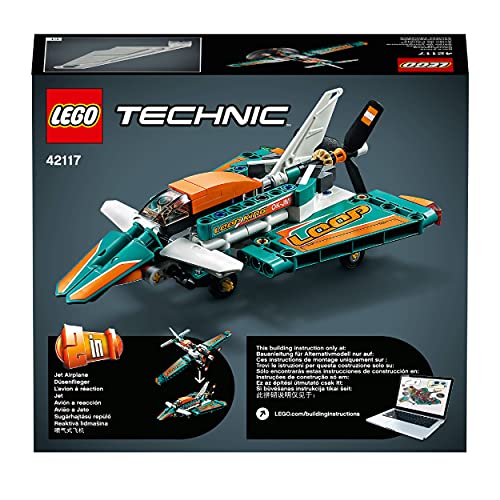 Preview image 7 Product Image for - BC9047183458617 for Build a High-Flying LEGO Technic Racing Plane - 154 Pieces!