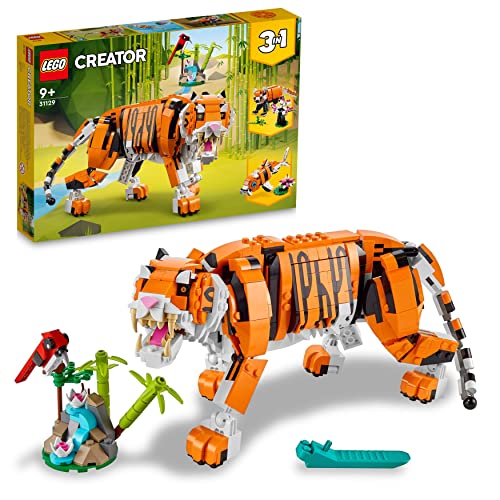 Preview image 1 Product Image for - BC9047212556601 for Build a Majestic Tiger with LEGO - 755 Pieces
