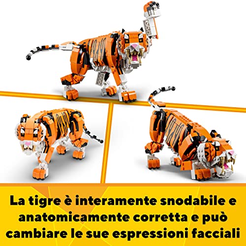 Preview image 4 Product Image for - BC9047212556601 for Build a Majestic Tiger with LEGO - 755 Pieces