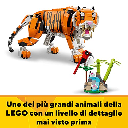 5th product image for Build a Majestic Tiger with LEGO - 755 Pieces - BachcheCompany.com