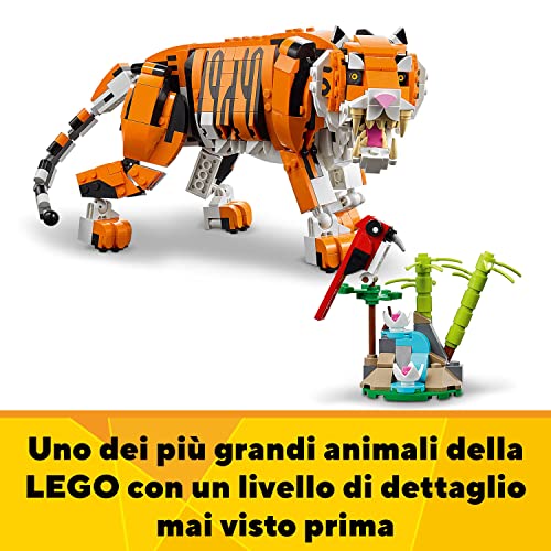 Preview image 5 Product Image for - BC9047212556601 for Build a Majestic Tiger with LEGO - 755 Pieces