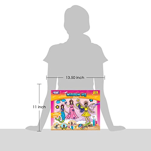 Preview image 6 Product Image for - BC9047226483001 for Create Magical Window Art with Princess Designs - Craft Kit for Girls