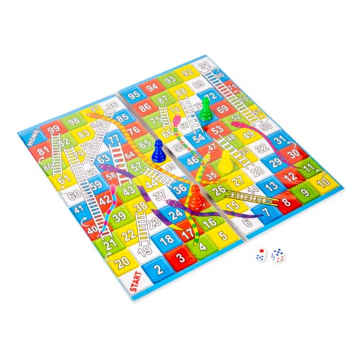 Preview image 2 Product Image for - BC9047424434489 for Classic Strategy Game: Little Snakes and Ladders with Ludo 2-in-1