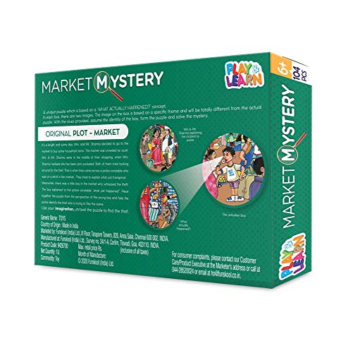 Preview image 5 Product Image for - BC9047465460025 for Funskool Play and Learn Market Mystery Puzzle | 104 Pieces