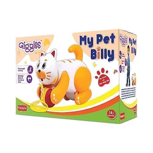 7th product image for Funskool Giggles My Pet Billy - Interactive Toy for Kids - BachcheCompany.com