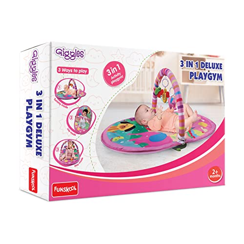 Funskool Giggles Deluxe Play Gym - 3 Modes of Play for Infants - BachcheCompany.com