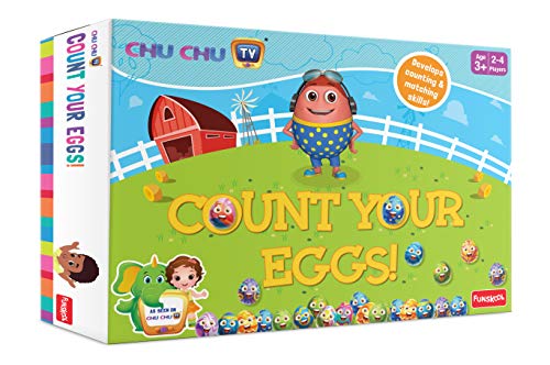 2nd product image for Chu Chu TV Funskool Count Your Eggs: Multicolor for 3 Years - BachcheCompany.com