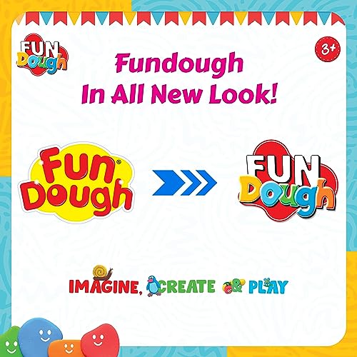 Preview image 7 Product Image for - BC9047652925753 for FunDough XL Pack - Shaping and Sculpting for Kids | Multi-Colour