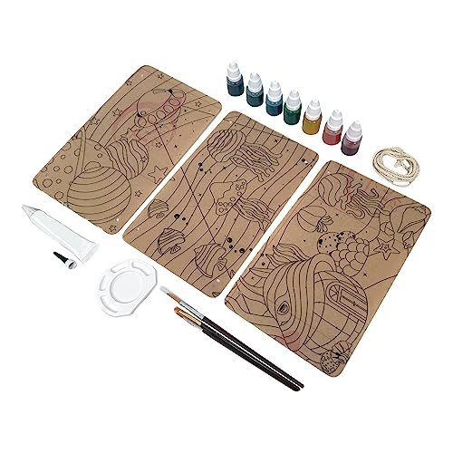4th product image for Create a Colourful Wall Hanging - Funskool Handycrafts Glass Painting Deluxe Kit - BachcheCompany.com